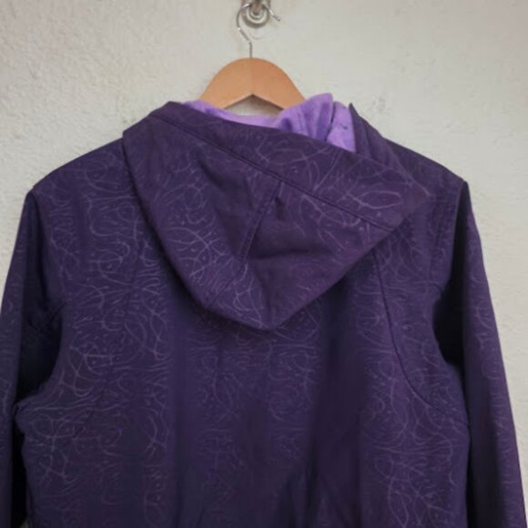 Double Diamond Abstract Softshell Jacket in Purple Women's Size Large - Picture 5 of 7